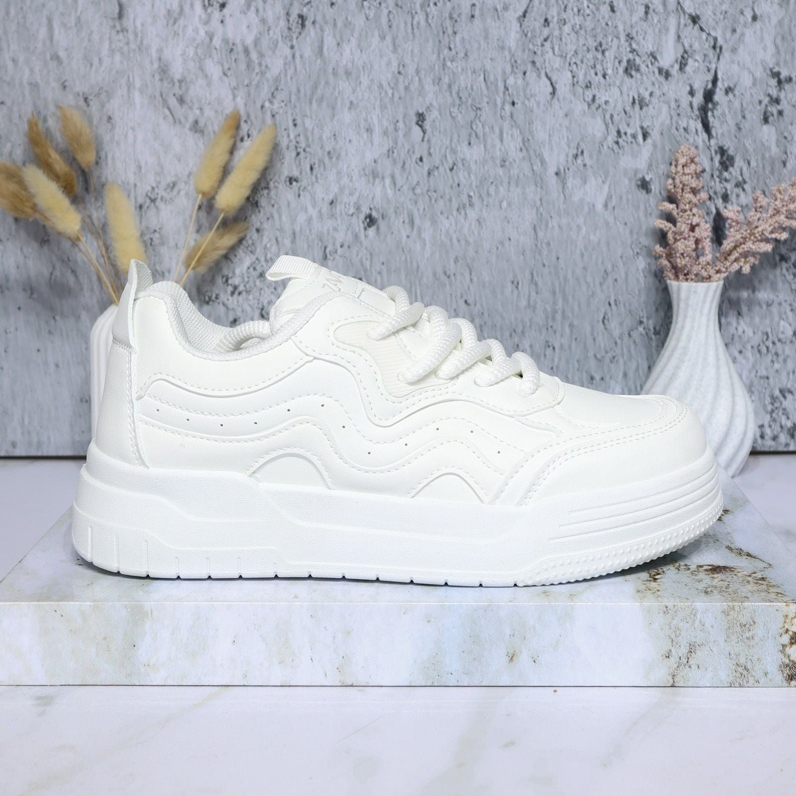 Tenis blanco para mujer KF06-Z477