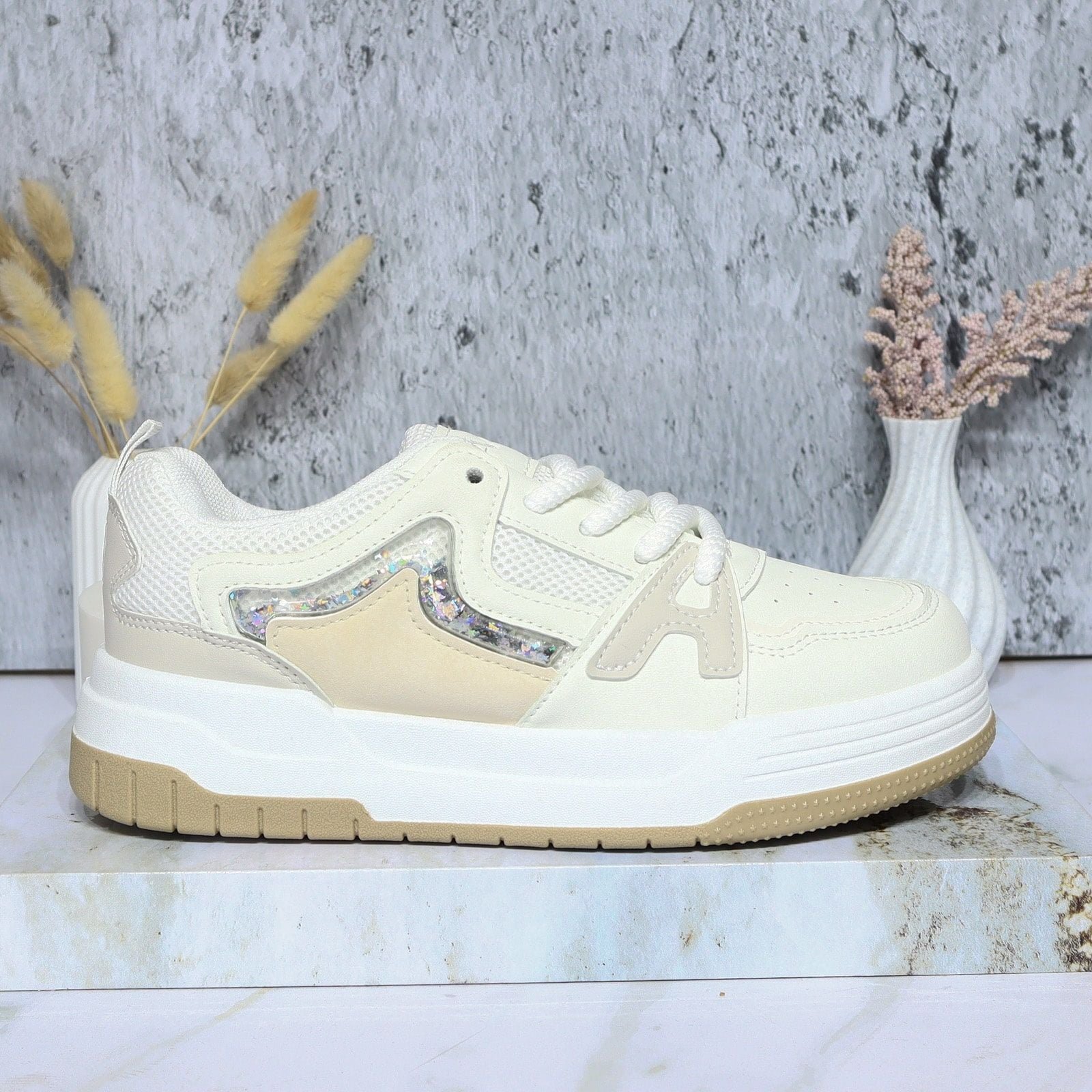Tenis blanco para mujer KF07-Z477