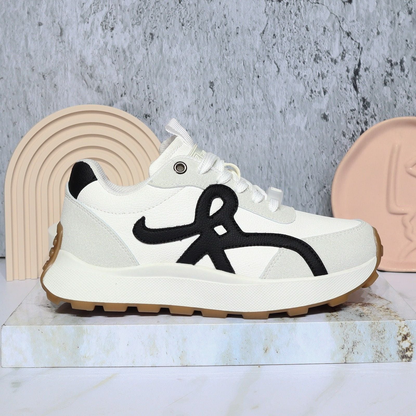 Tenis talco x negro para mujer TA1101